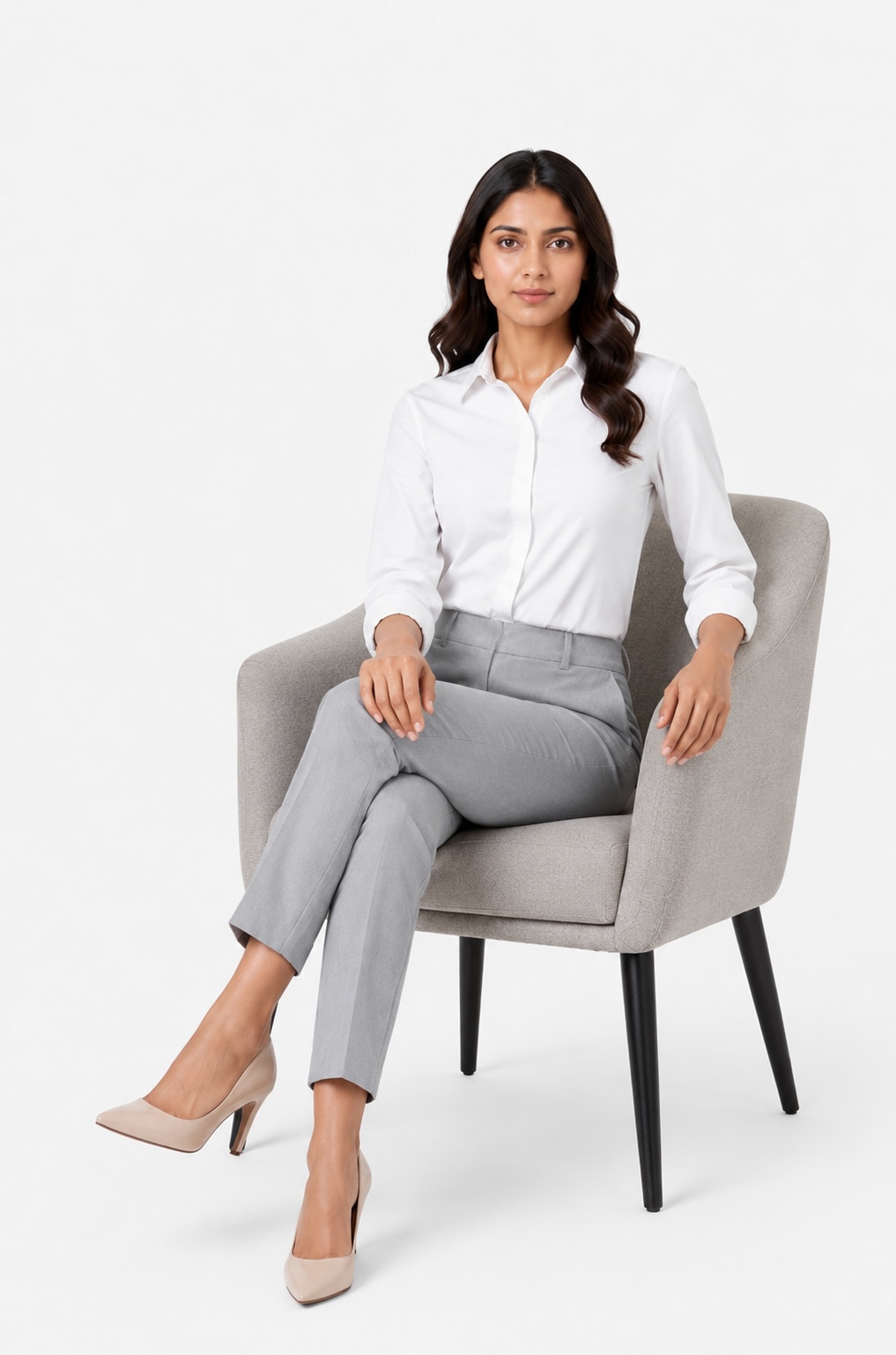 Women’s Grey Formal Trousers