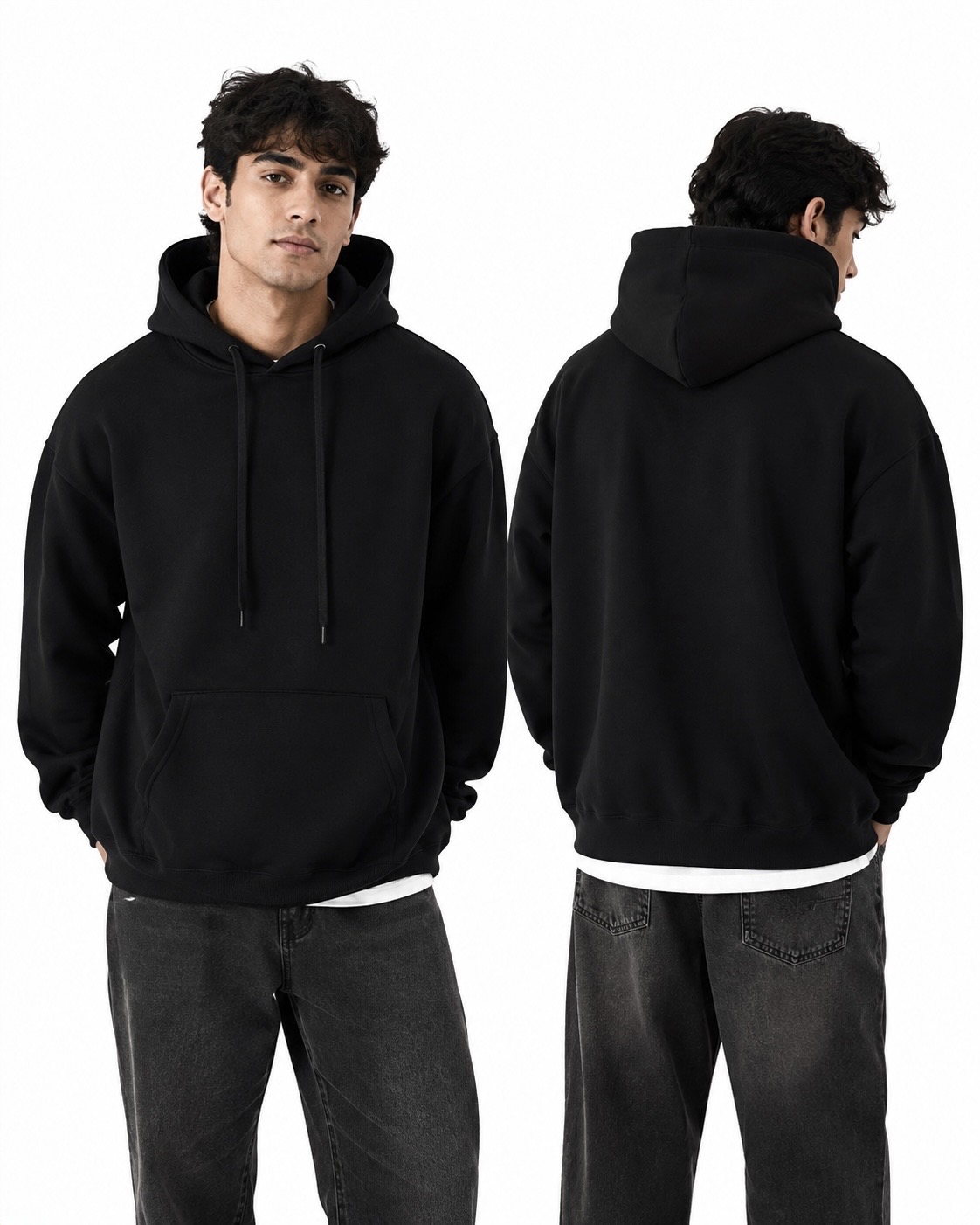 Premium Black Unisex Hoodie