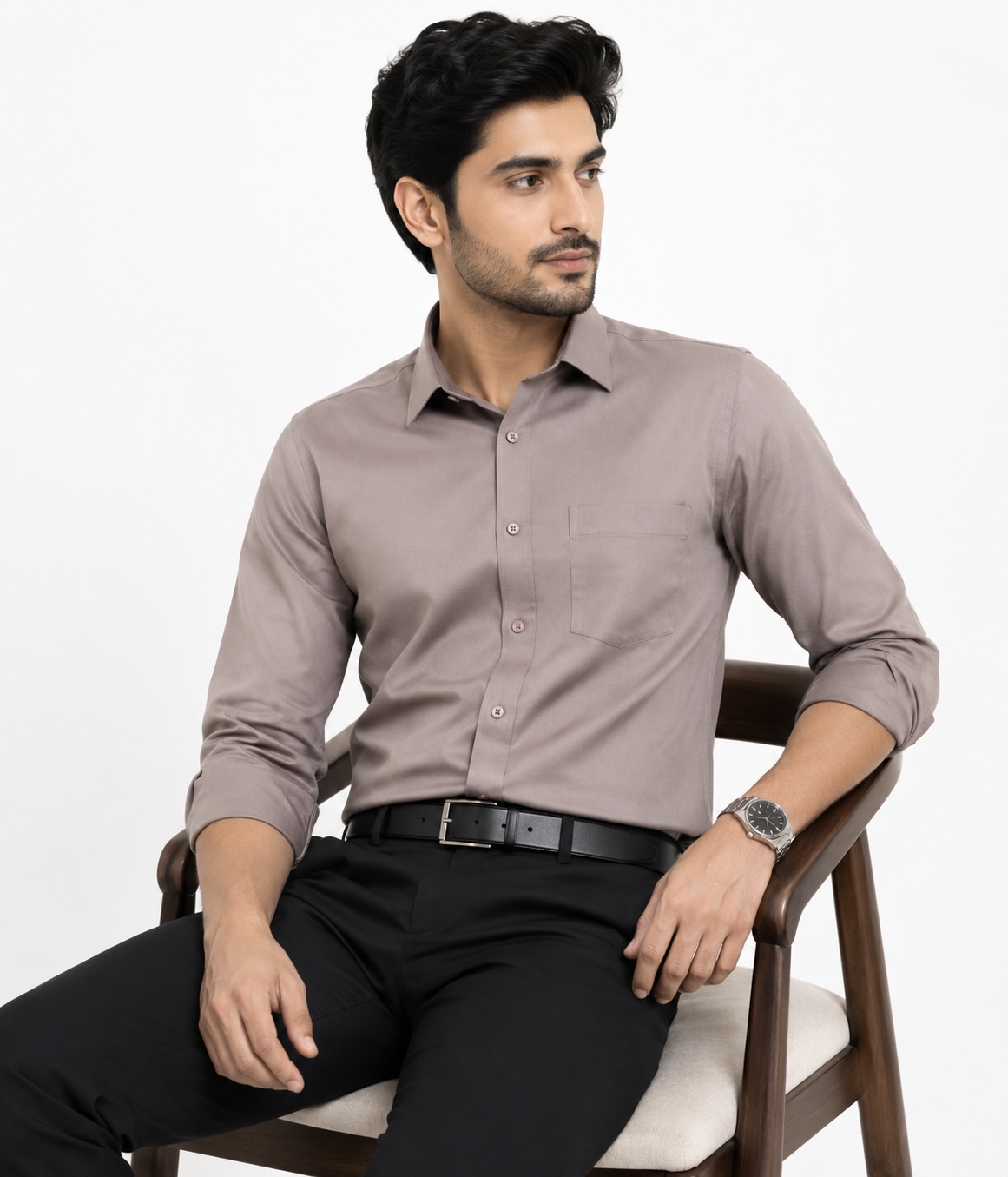 Brown Formal Shirt