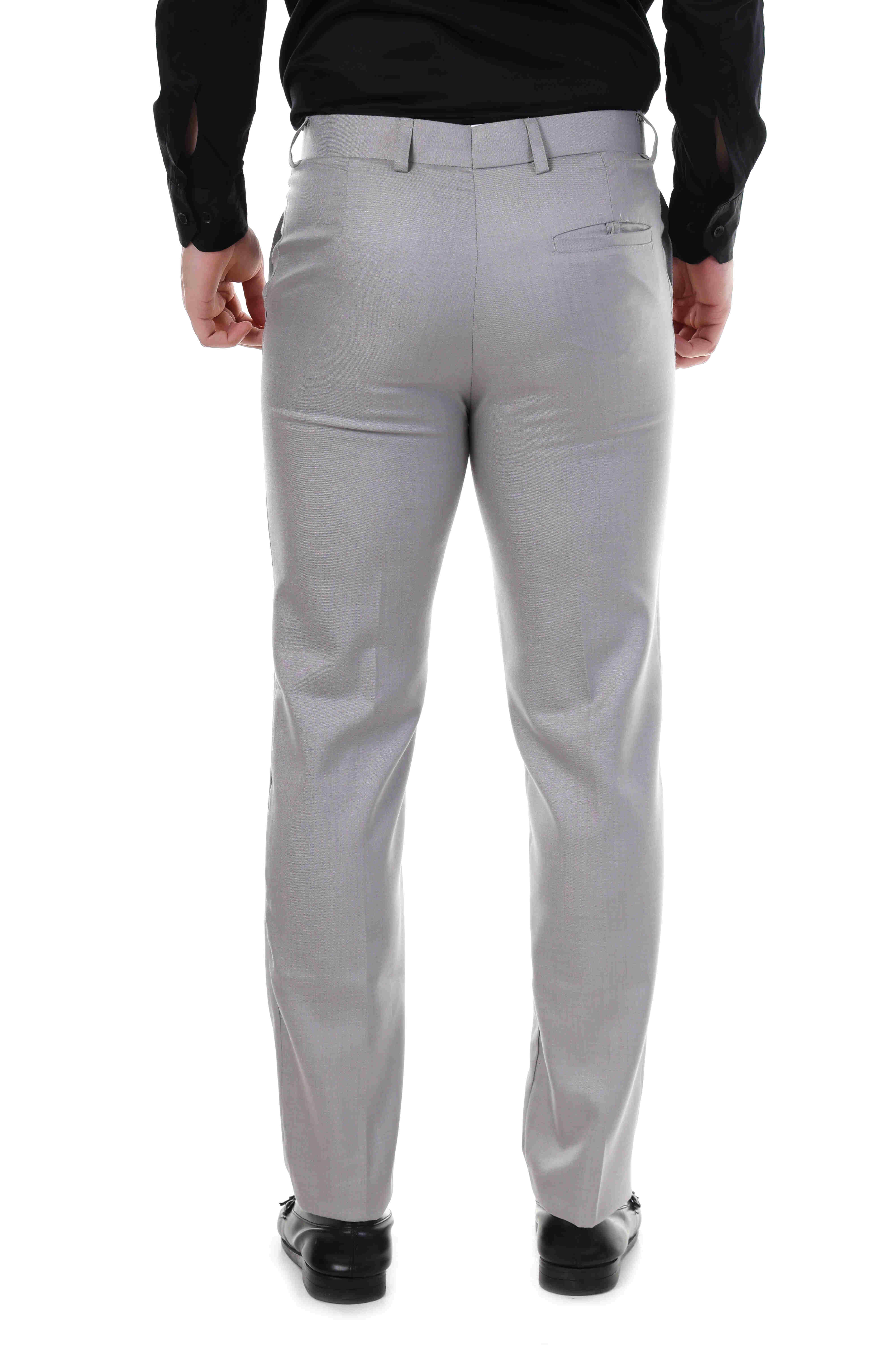MENS GREY FORMAL PANT