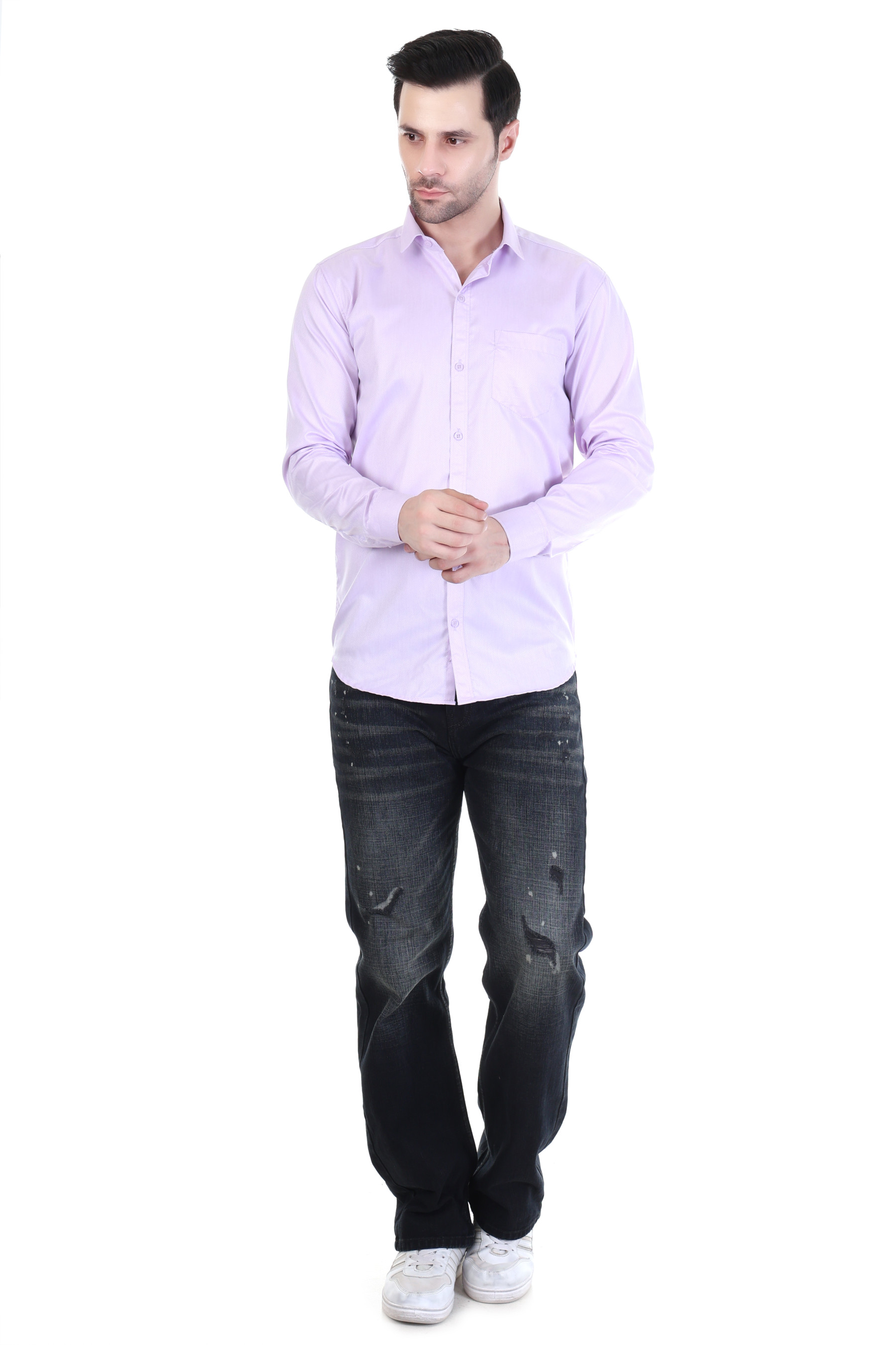 MENS LAVENDER SHIRT