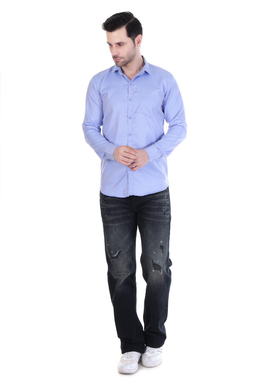 MENS BLUE SHIRT