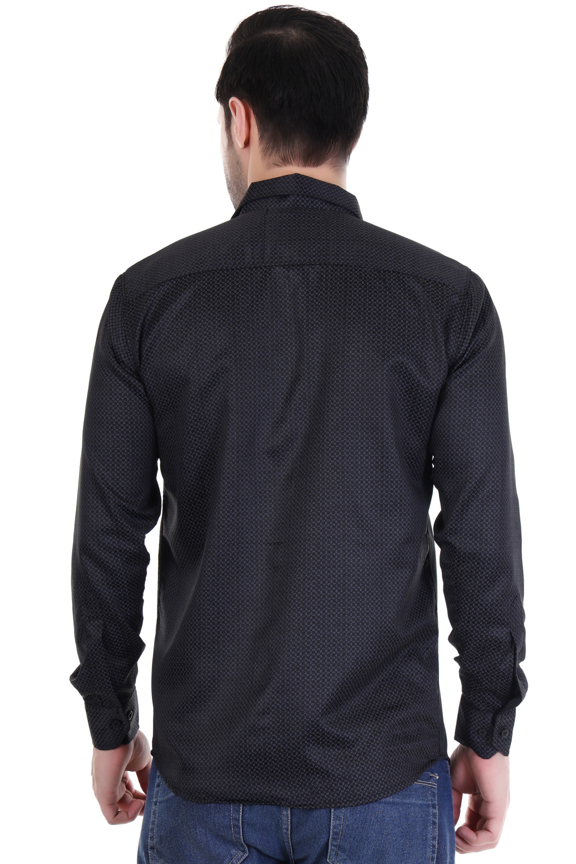 MENS BLACK DESIGN SHIRT