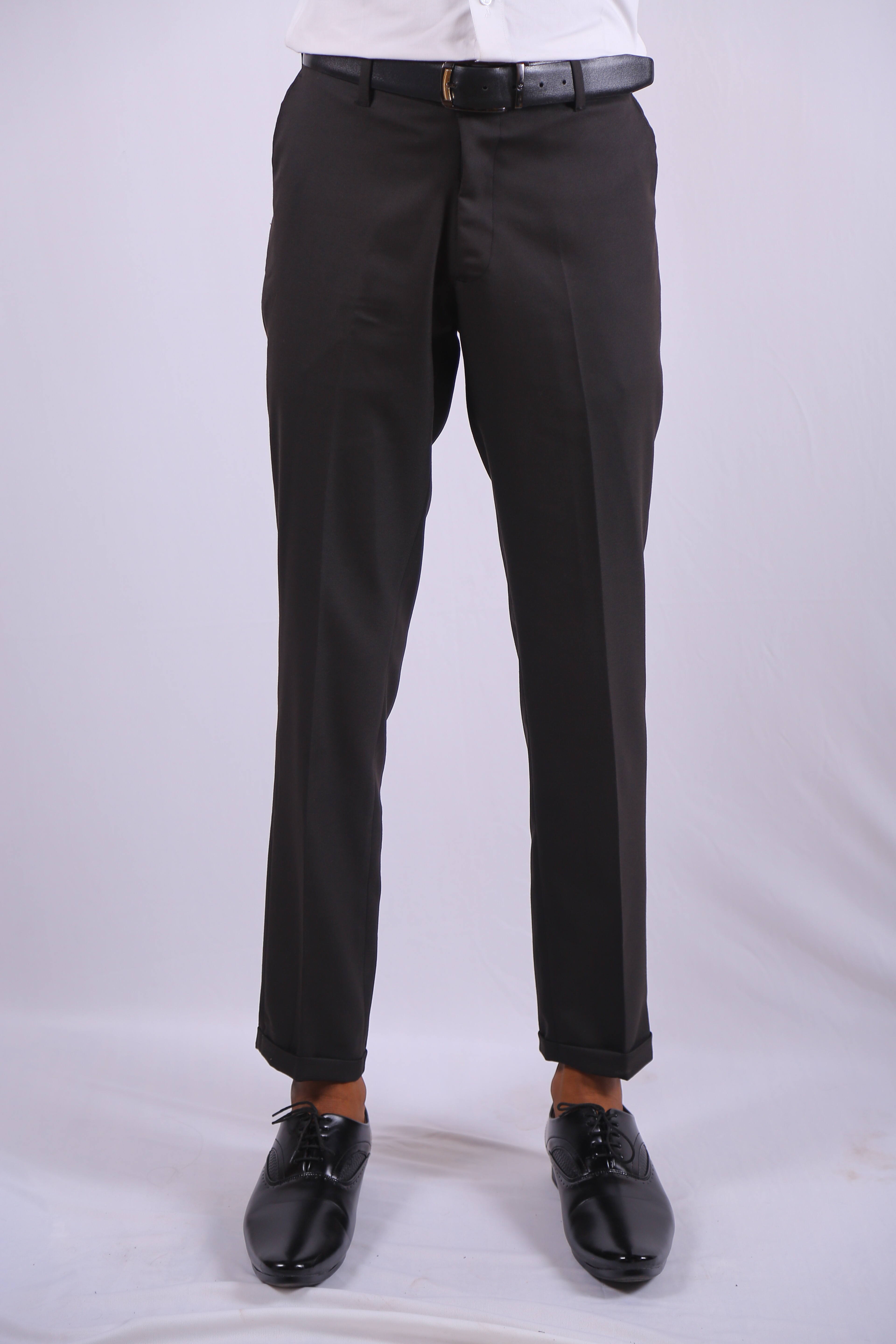 MENS BLACK FORMAL PANT