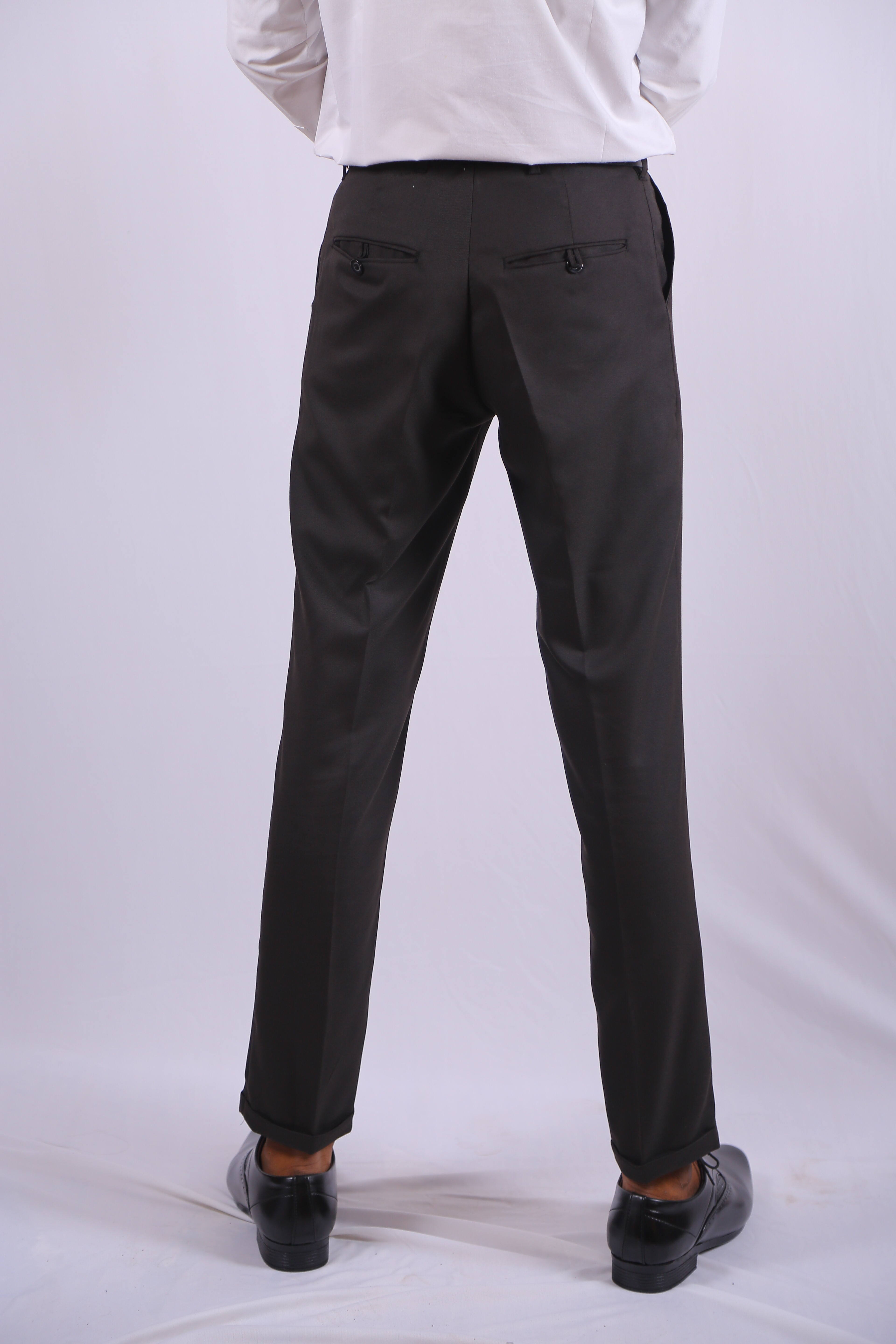 MENS BLACK FORMAL PANT